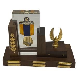 1970 Indiana State Rifle and‎ Pistol Assn Shooting Award Trophy Display